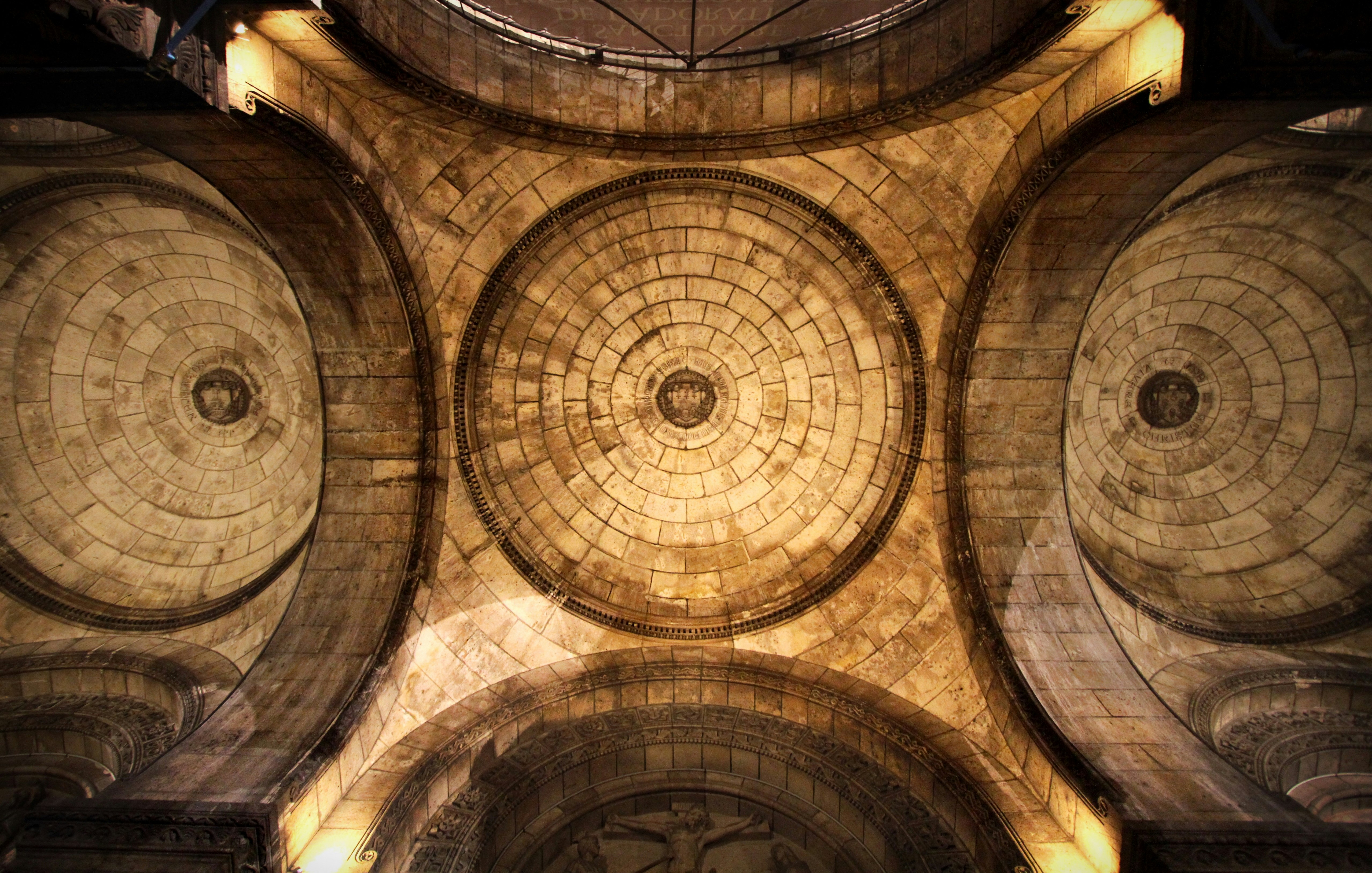 Architecture inside a French building.